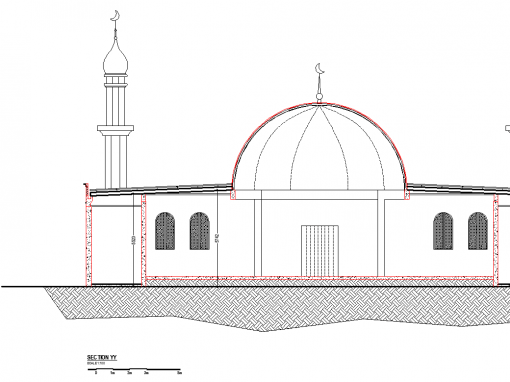 Single Storey Mosque Masjid Al’Ikhlas at, N. Holhudhoo