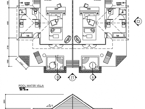 Structural Design of Single Storey Water Villa