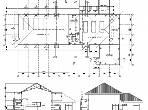 Structural Design of Service Centre: Single Storey Building in Kuda Kurathu Resort Maldives