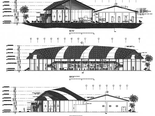 Structural Design of Main Bar: Single & Double Storey Building in Filaidhoo Resort Maldives